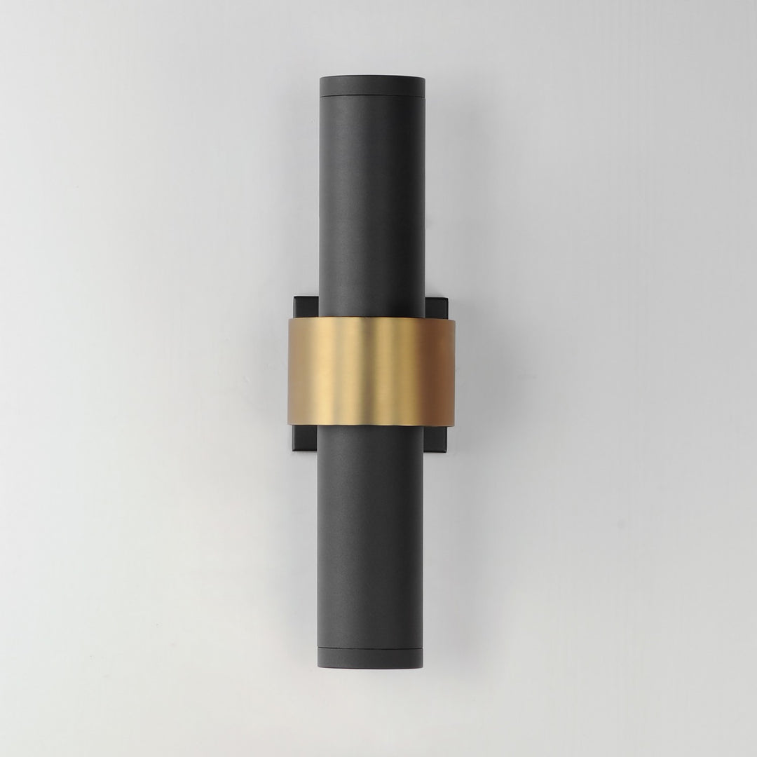 ET2 - E34756-BKGLD - LED Outdoor Wall Sconce - Reveal Outdoor - Black / Gold