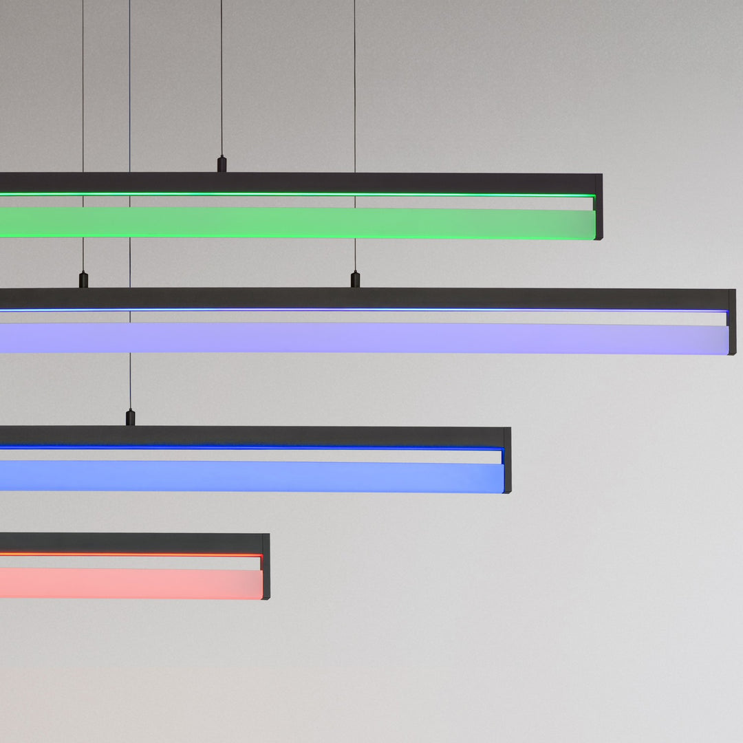 ET2 - E36104-BK - LED Pendant - Crossbar - Black