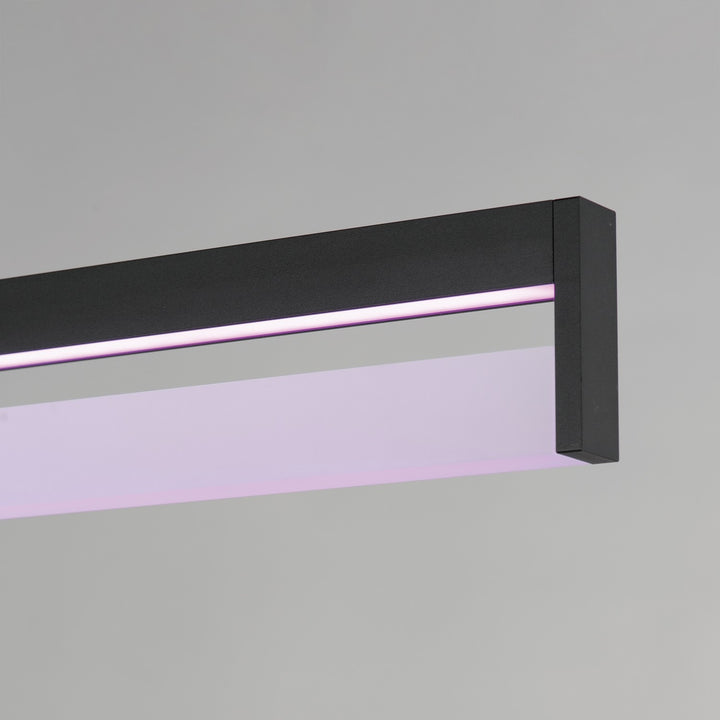 ET2 - E36104-BK - LED Pendant - Crossbar - Black