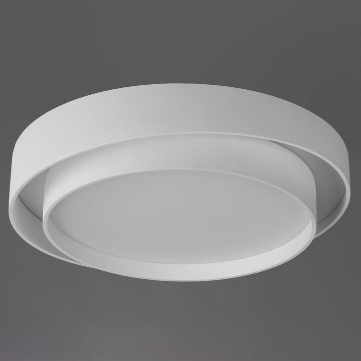 ET2 - E51044-WT - LED Flush Mount - Ziggurat - White