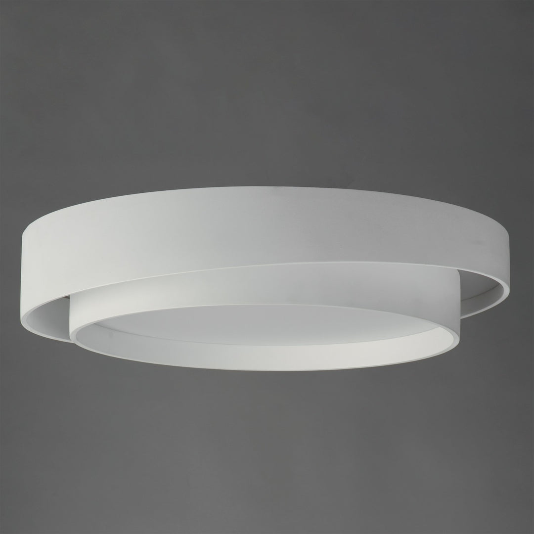 ET2 - E51044-WT - LED Flush Mount - Ziggurat - White