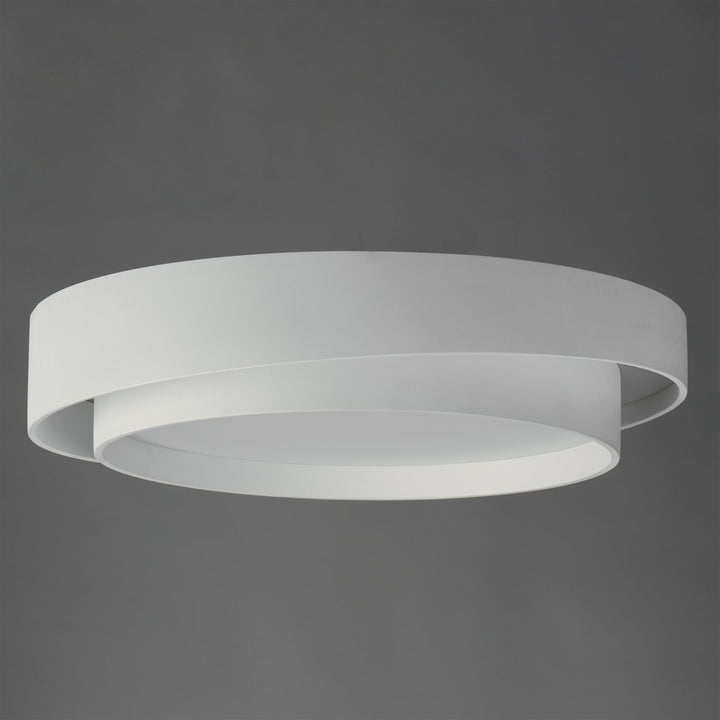 ET2 - E51044-WT - LED Flush Mount - Ziggurat - White