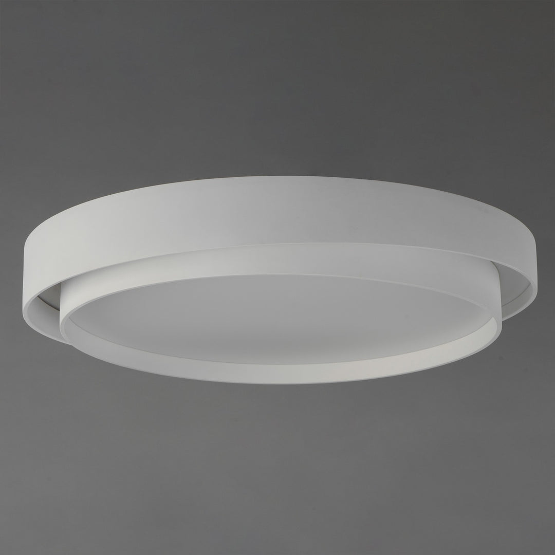 ET2 - E51046-WT - LED Flush Mount - Ziggurat - White