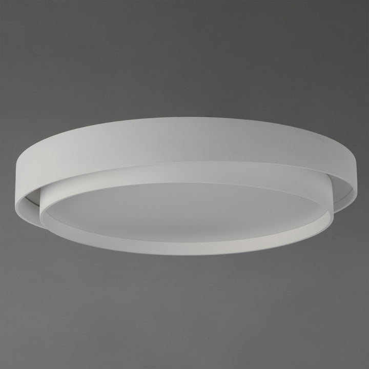 ET2 - E51046-WT - LED Flush Mount - Ziggurat - White