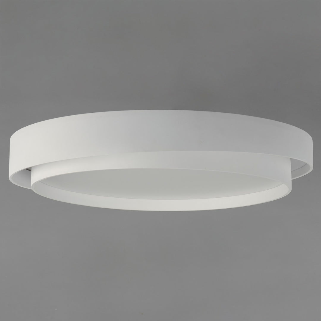 ET2 - E51046-WT - LED Flush Mount - Ziggurat - White