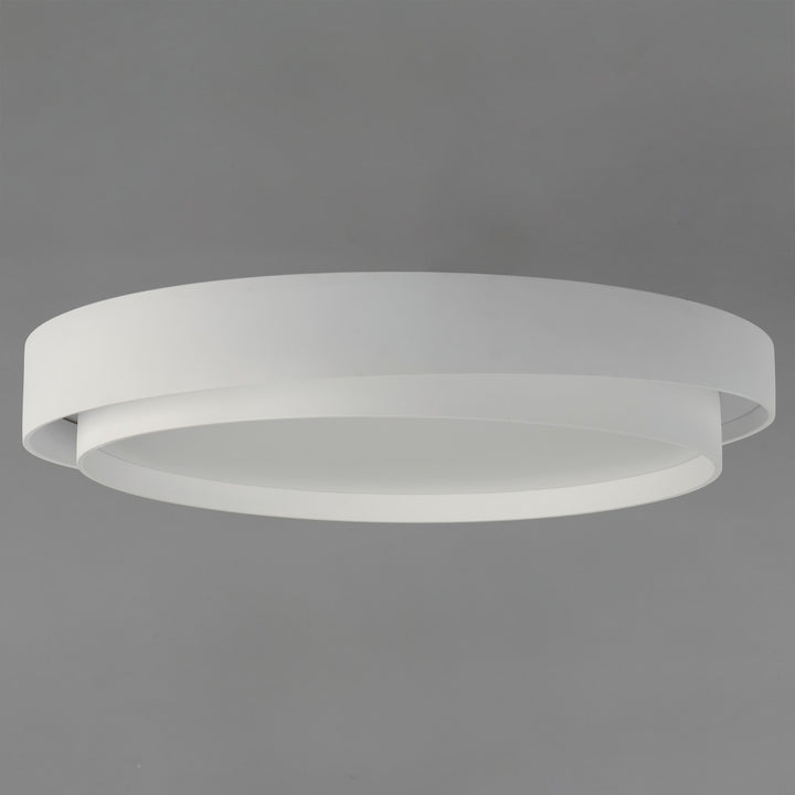 ET2 - E51046-WT - LED Flush Mount - Ziggurat - White