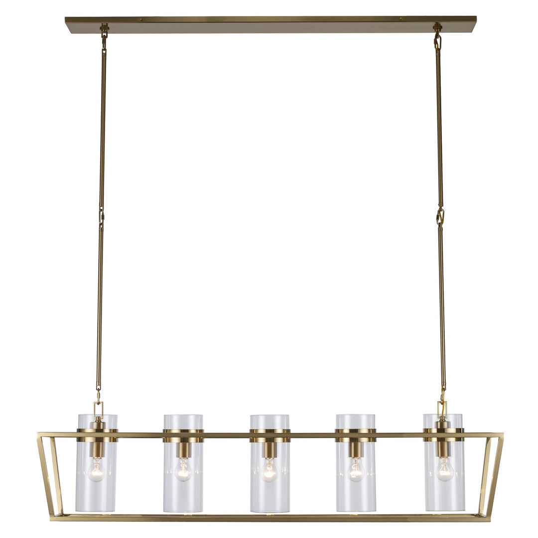 Nova Five Light Pendant in Antique Gold - available from The Lighting Shoppe, trusted by Canadian homeowners