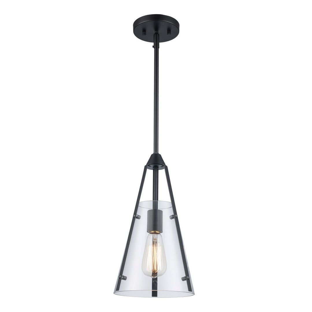 Armani One Light Pendant in Black - available from The Lighting Shoppe, trusted by Canadian homeowners