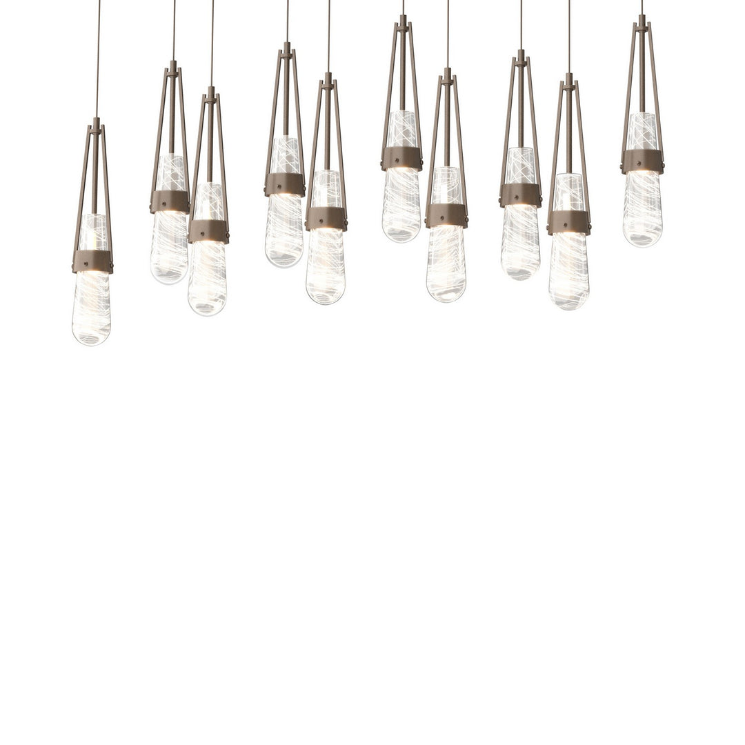 Hubbardton Forge Canada - 131200-SKT-LONG-05-YJ0434 - LED Pendant - Link - Bronze