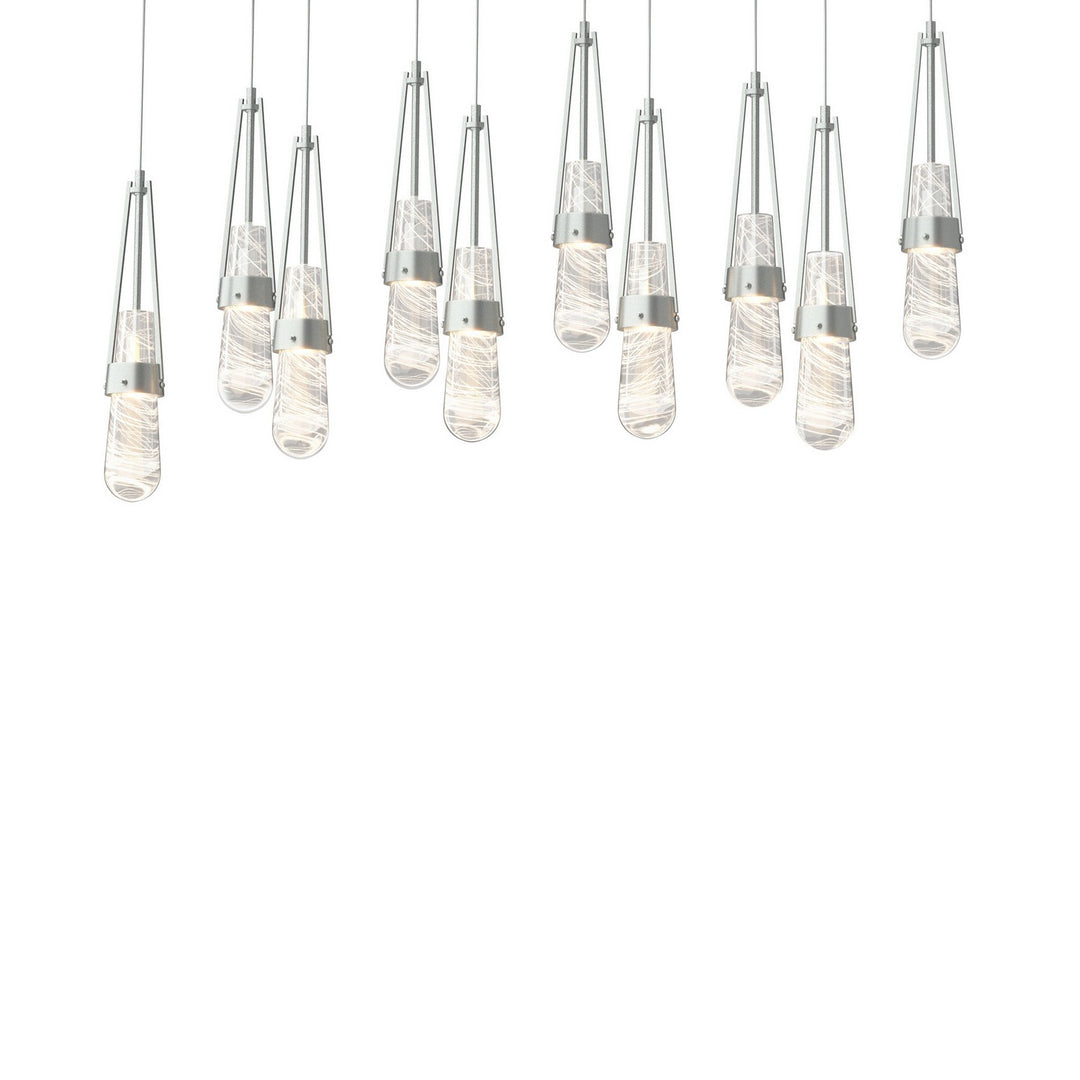 Hubbardton Forge Canada - 131200-SKT-LONG-82-YJ0434 - LED Pendant - Link - Vintage Platinum