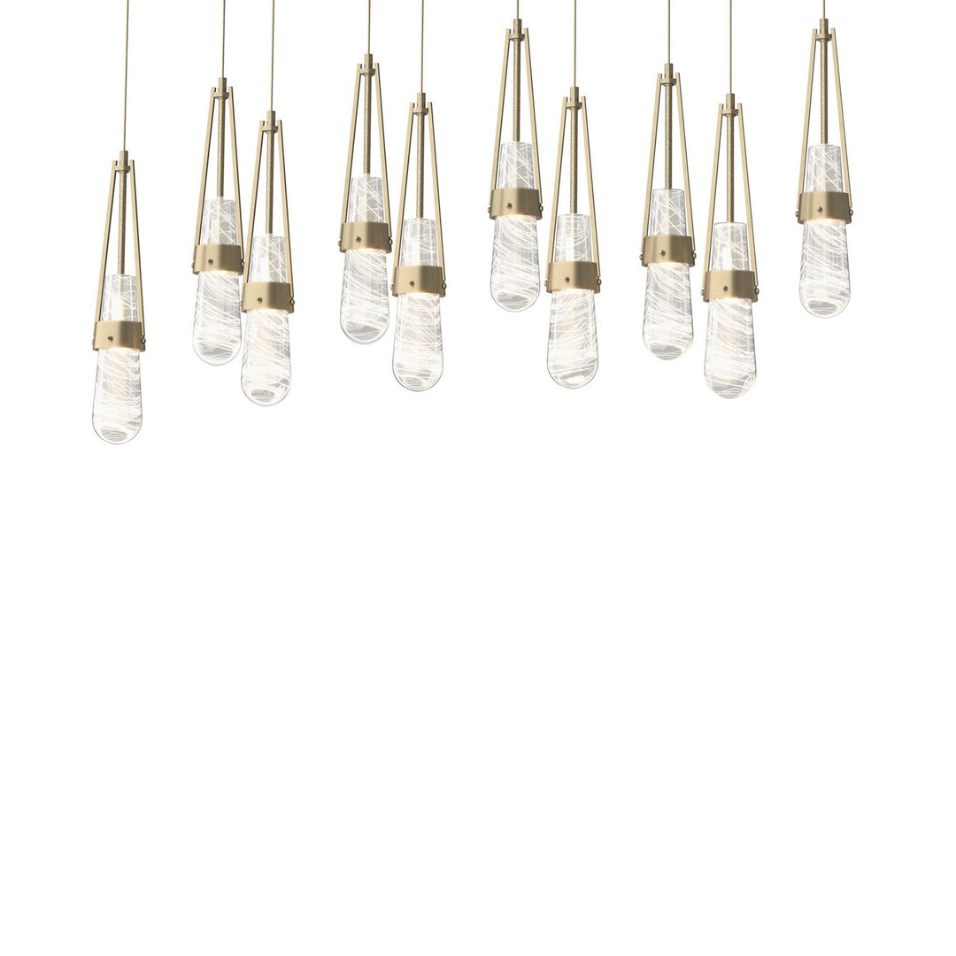 Hubbardton Forge Canada - 131200-SKT-LONG-84-YJ0434 - LED Pendant - Link - Soft Gold