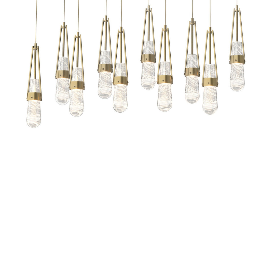 Hubbardton Forge Canada - 131200-SKT-LONG-86-YJ0434 - LED Pendant - Link - Modern Brass