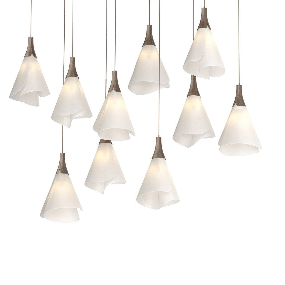 Hubbardton Forge Canada - 131202-SKT-LONG-05-SH1987 - LED Pendant - Mobius - Bronze