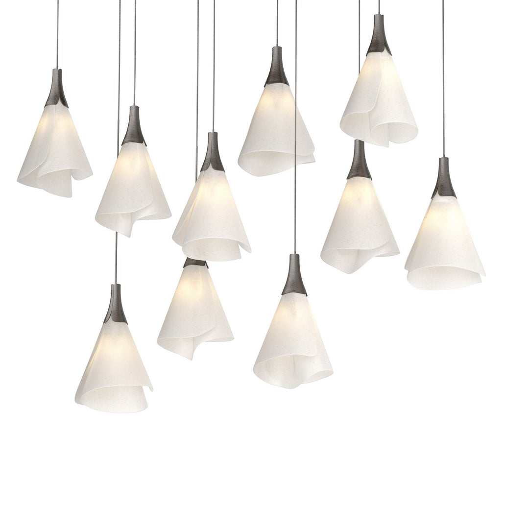 Hubbardton Forge Canada - 131202-SKT-LONG-14-SH1987 - LED Pendant - Mobius - Oil Rubbed Bronze
