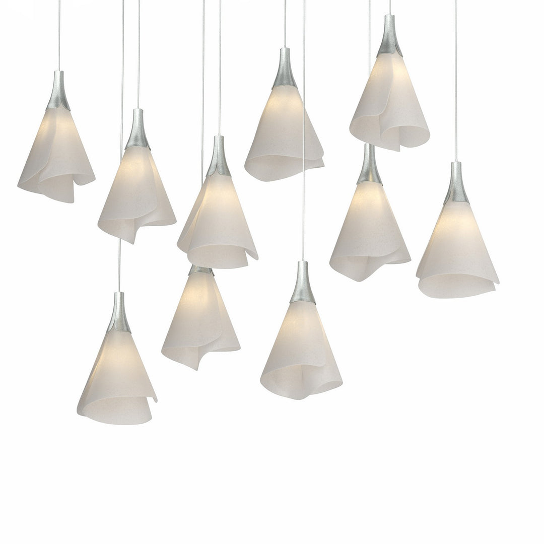 Hubbardton Forge Canada - 131202-SKT-LONG-82-SH1987 - LED Pendant - Mobius - Vintage Platinum