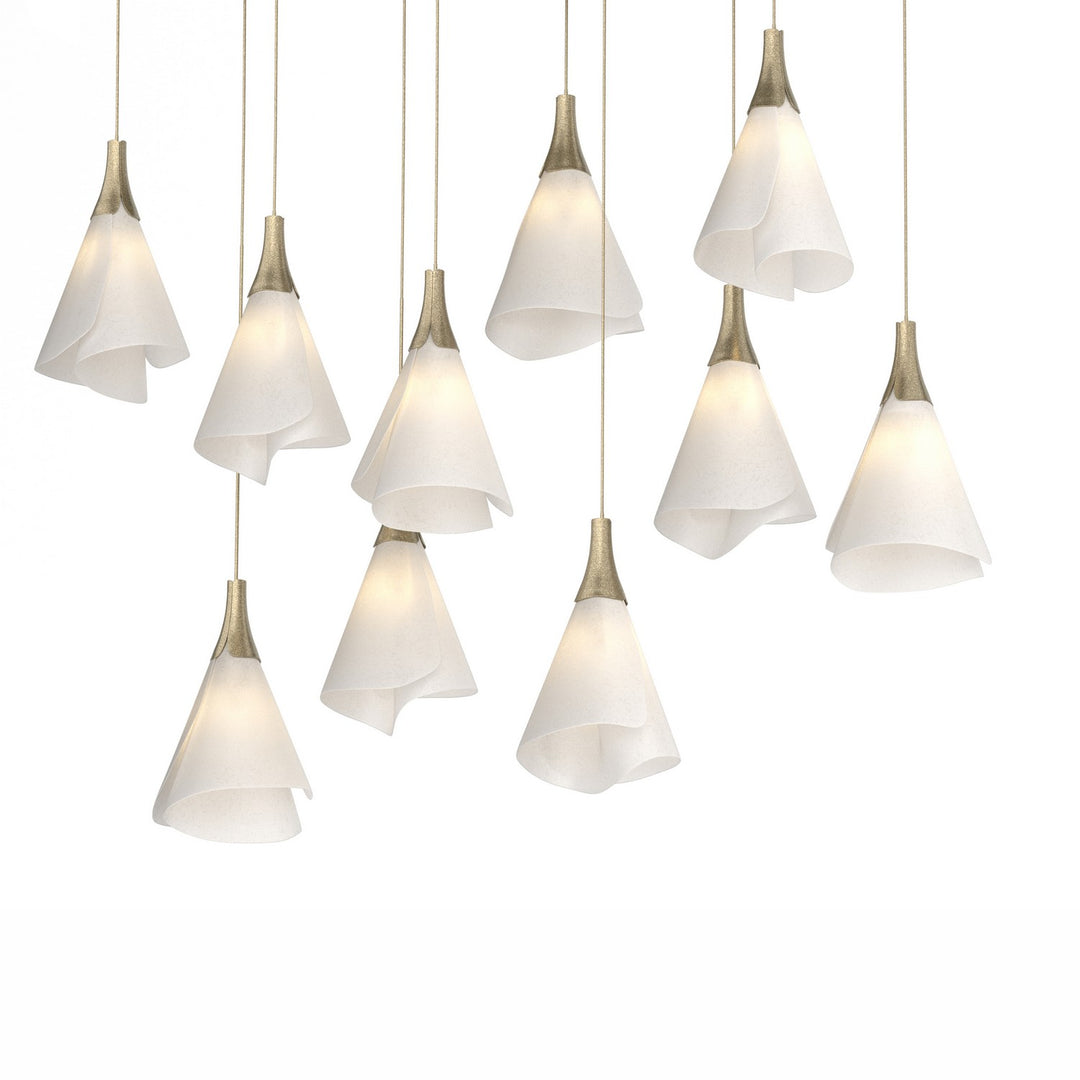 Hubbardton Forge Canada - 131202-SKT-LONG-84-SH1987 - LED Pendant - Mobius - Soft Gold