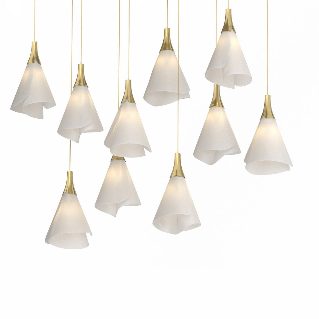Hubbardton Forge Canada - 131202-SKT-LONG-86-SH1987 - LED Pendant - Mobius - Modern Brass