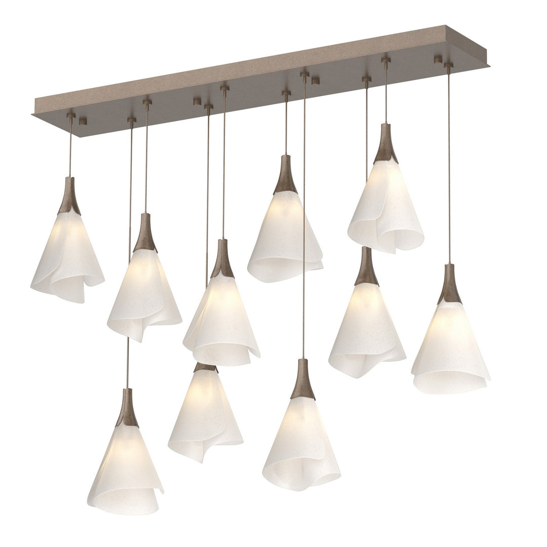 Hubbardton Forge Canada - 131202-SKT-STND-05-SH1987 - LED Pendant - Mobius - Bronze