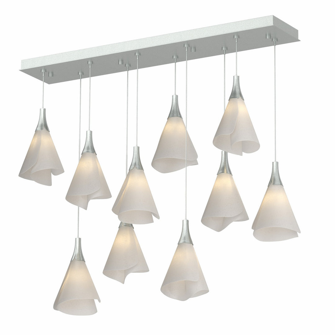 Hubbardton Forge Canada - 131202-SKT-STND-82-SH1987 - LED Pendant - Mobius - Vintage Platinum