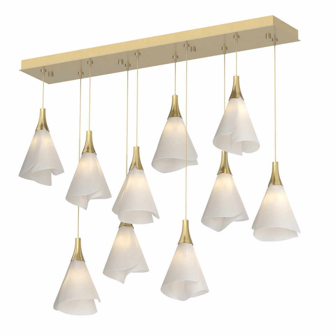 Hubbardton Forge Canada - 131202-SKT-STND-86-SH1987 - LED Pendant - Mobius - Modern Brass
