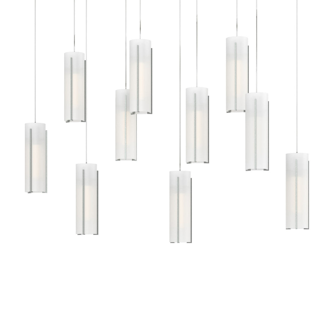 Hubbardton Forge Canada - 131204-SKT-LONG-82-GG0065 - LED Pendant - Exos Glass - Vintage Platinum