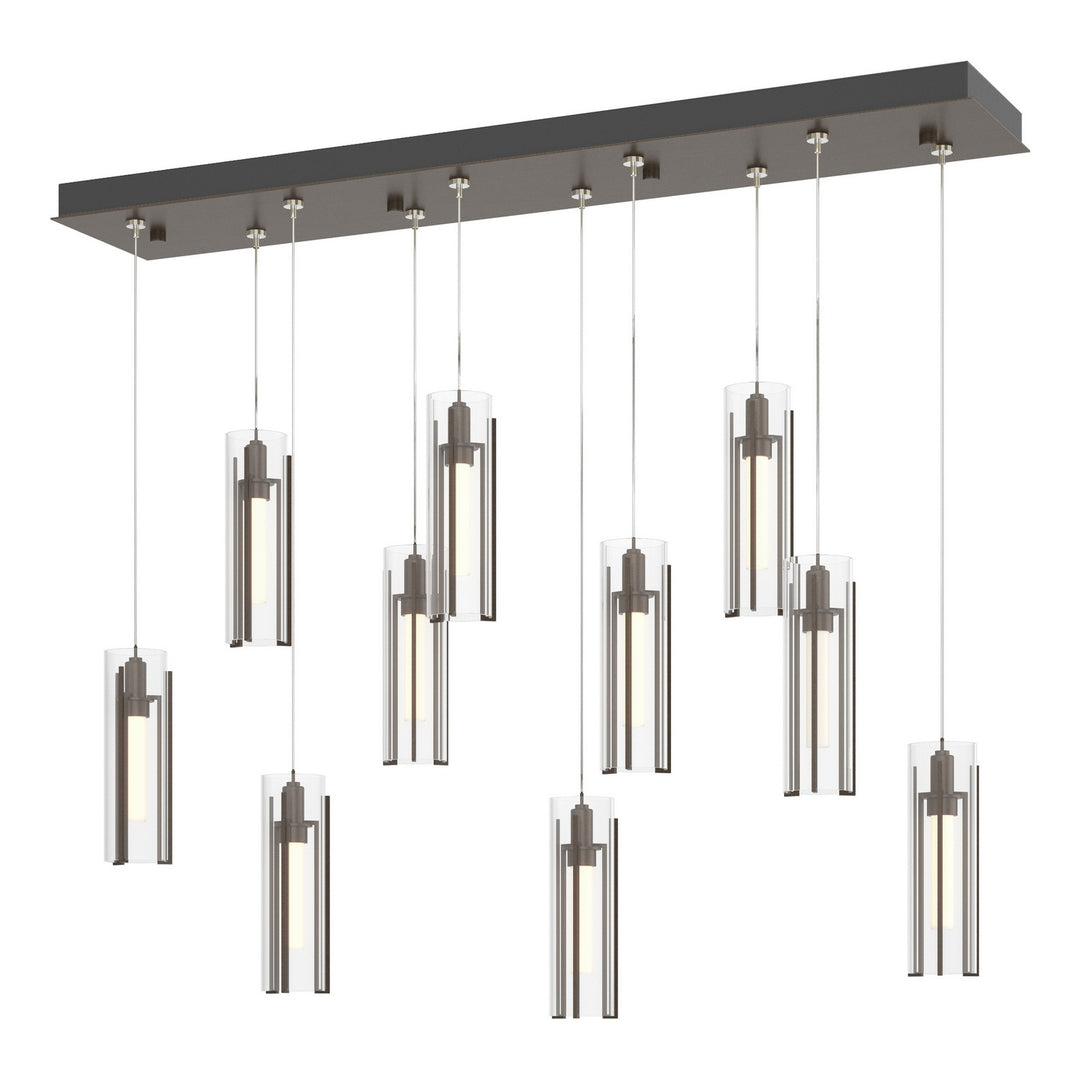 Hubbardton Forge Canada - 131204-SKT-STND-05-ZM0065 - LED Pendant - Exos Glass - Bronze