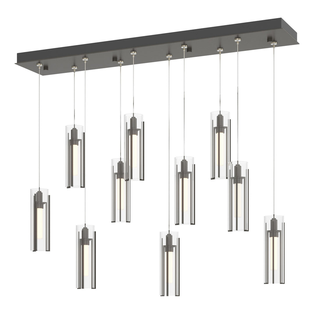 Hubbardton Forge Canada - 131204-SKT-STND-07-ZM0065 - LED Pendant - Exos Glass - Dark Smoke