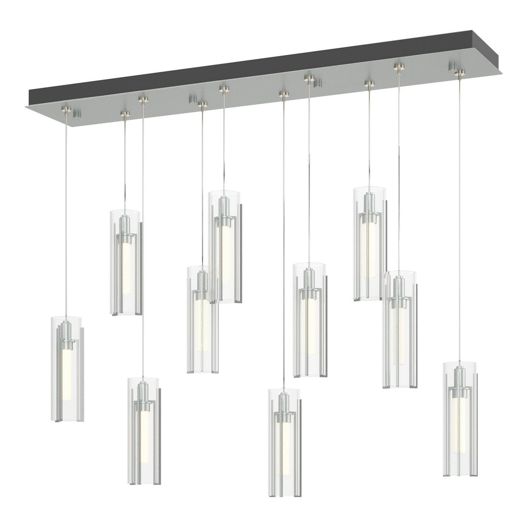 Hubbardton Forge Canada - 131204-SKT-STND-82-ZM0065 - LED Pendant - Exos Glass - Vintage Platinum