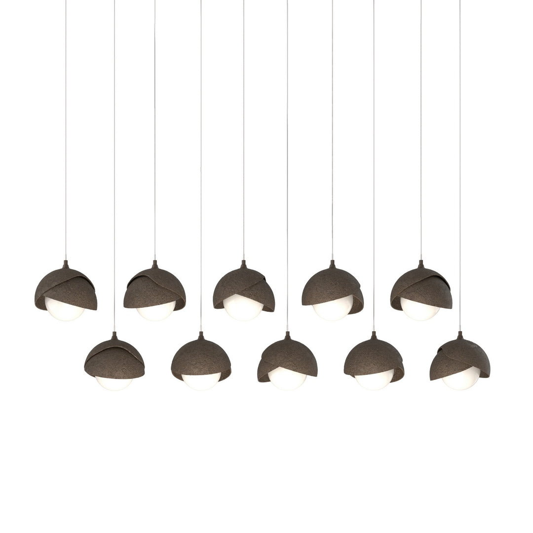 Hubbardton Forge Canada - 131205-SKT-LONG-05-05-GG0711 - LED Pendant - Brooklyn - Bronze