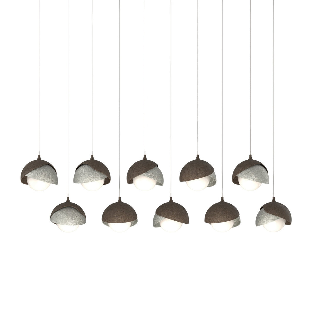 Hubbardton Forge Canada - 131205-SKT-LONG-05-85-GG0711 - LED Pendant - Brooklyn - Bronze