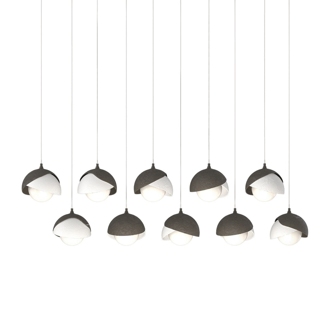 Hubbardton Forge Canada - 131205-SKT-LONG-07-02-GG0711 - LED Pendant - Brooklyn - Dark Smoke