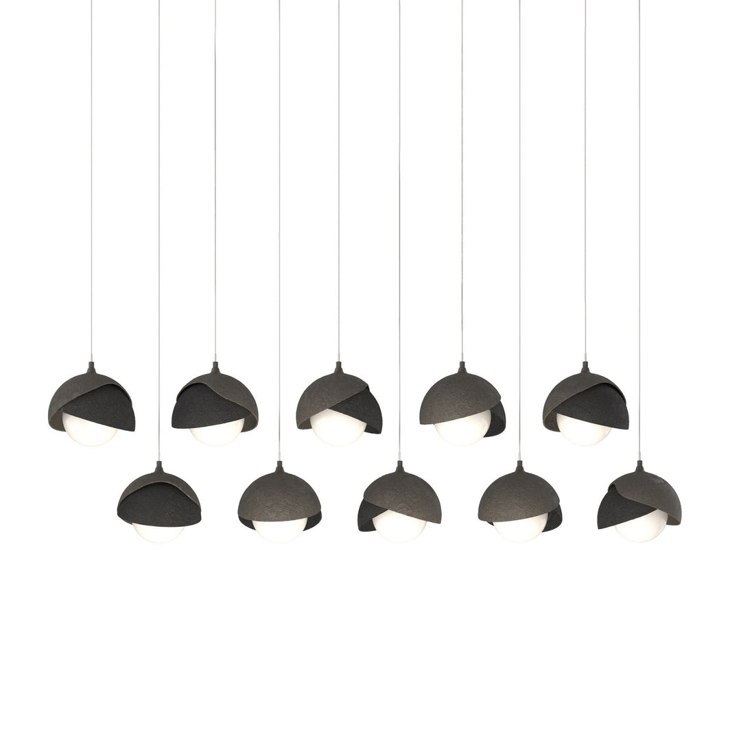 Hubbardton Forge Canada - 131205-SKT-LONG-07-10-GG0711 - LED Pendant - Brooklyn - Dark Smoke