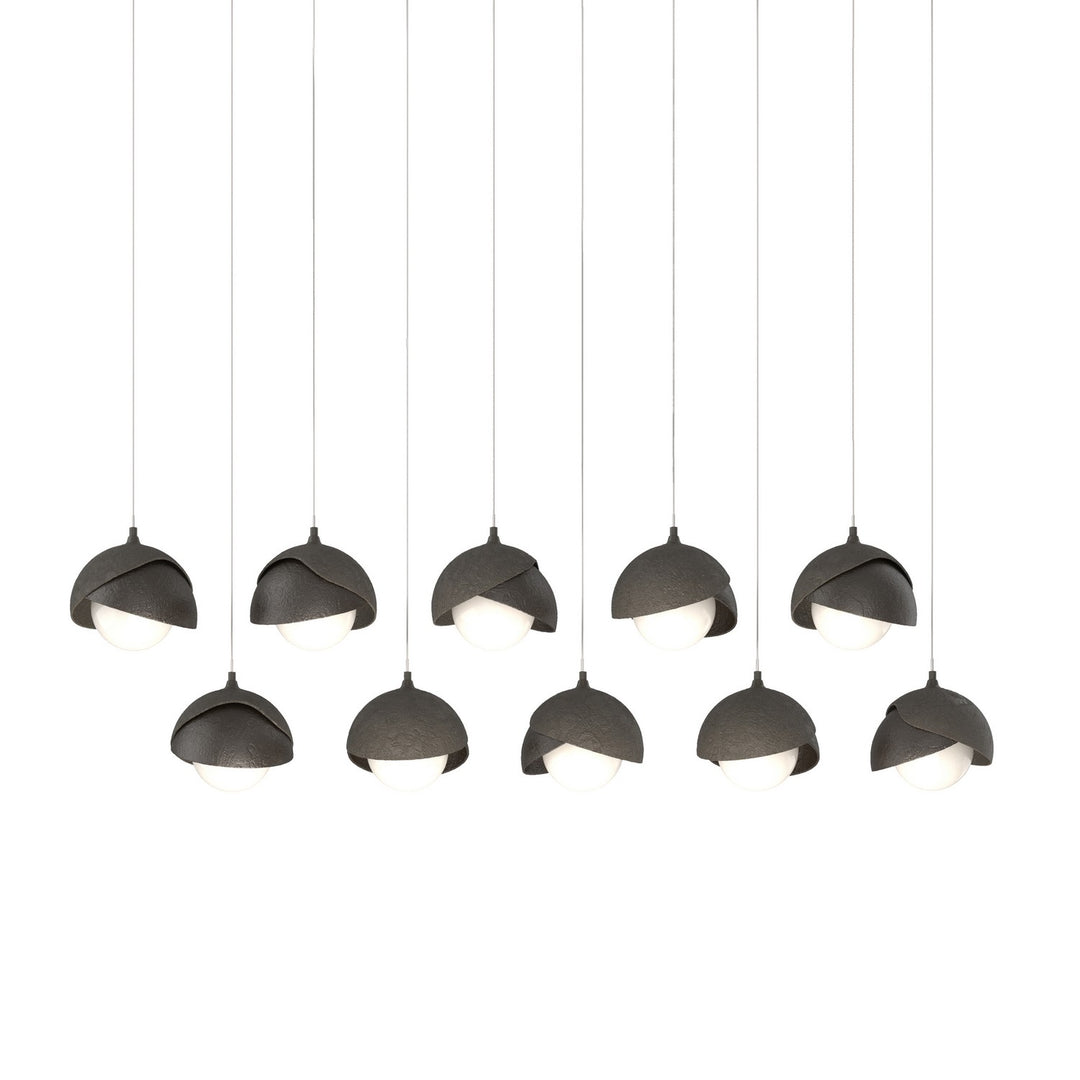 Hubbardton Forge Canada - 131205-SKT-LONG-07-14-GG0711 - LED Pendant - Brooklyn - Dark Smoke