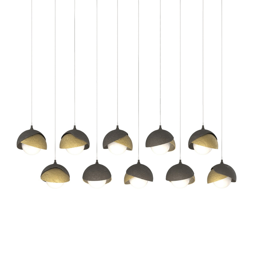 Hubbardton Forge Canada - 131205-SKT-LONG-07-86-GG0711 - LED Pendant - Brooklyn - Dark Smoke