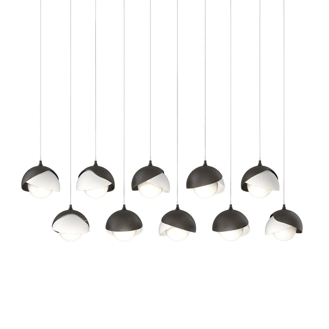 Hubbardton Forge Canada - 131205-SKT-LONG-14-02-GG0711 - LED Pendant - Brooklyn - Oil Rubbed Bronze