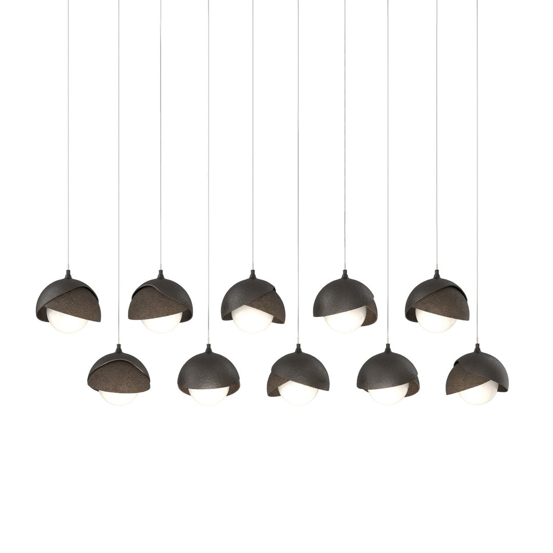Hubbardton Forge Canada - 131205-SKT-LONG-14-05-GG0711 - LED Pendant - Brooklyn - Oil Rubbed Bronze