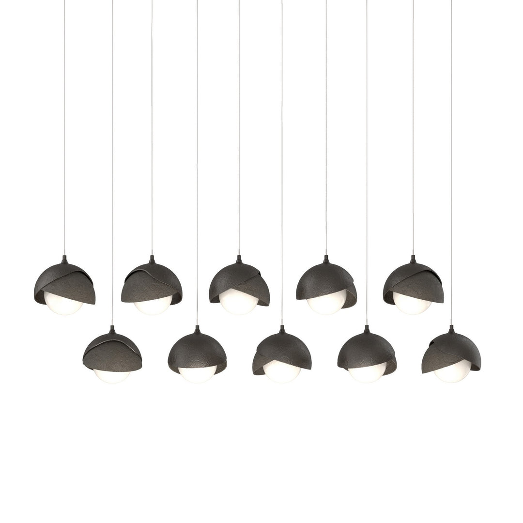 Hubbardton Forge Canada - 131205-SKT-LONG-14-07-GG0711 - LED Pendant - Brooklyn - Oil Rubbed Bronze