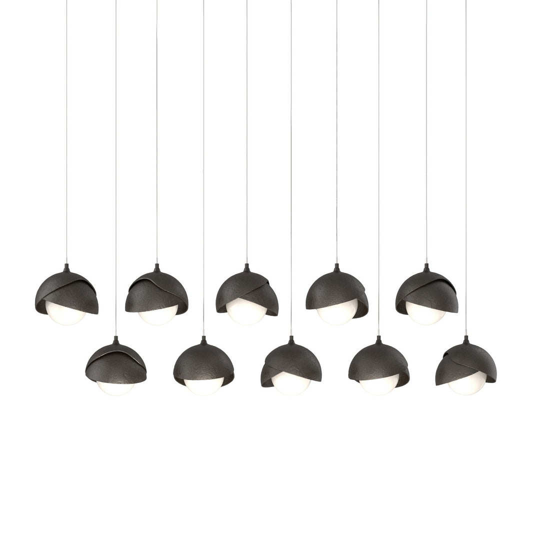Hubbardton Forge Canada - 131205-SKT-LONG-14-14-GG0711 - LED Pendant - Brooklyn - Oil Rubbed Bronze