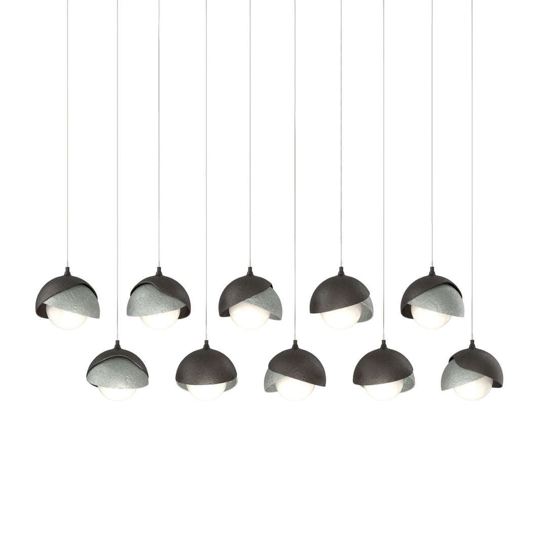 Hubbardton Forge Canada - 131205-SKT-LONG-14-82-GG0711 - LED Pendant - Brooklyn - Oil Rubbed Bronze