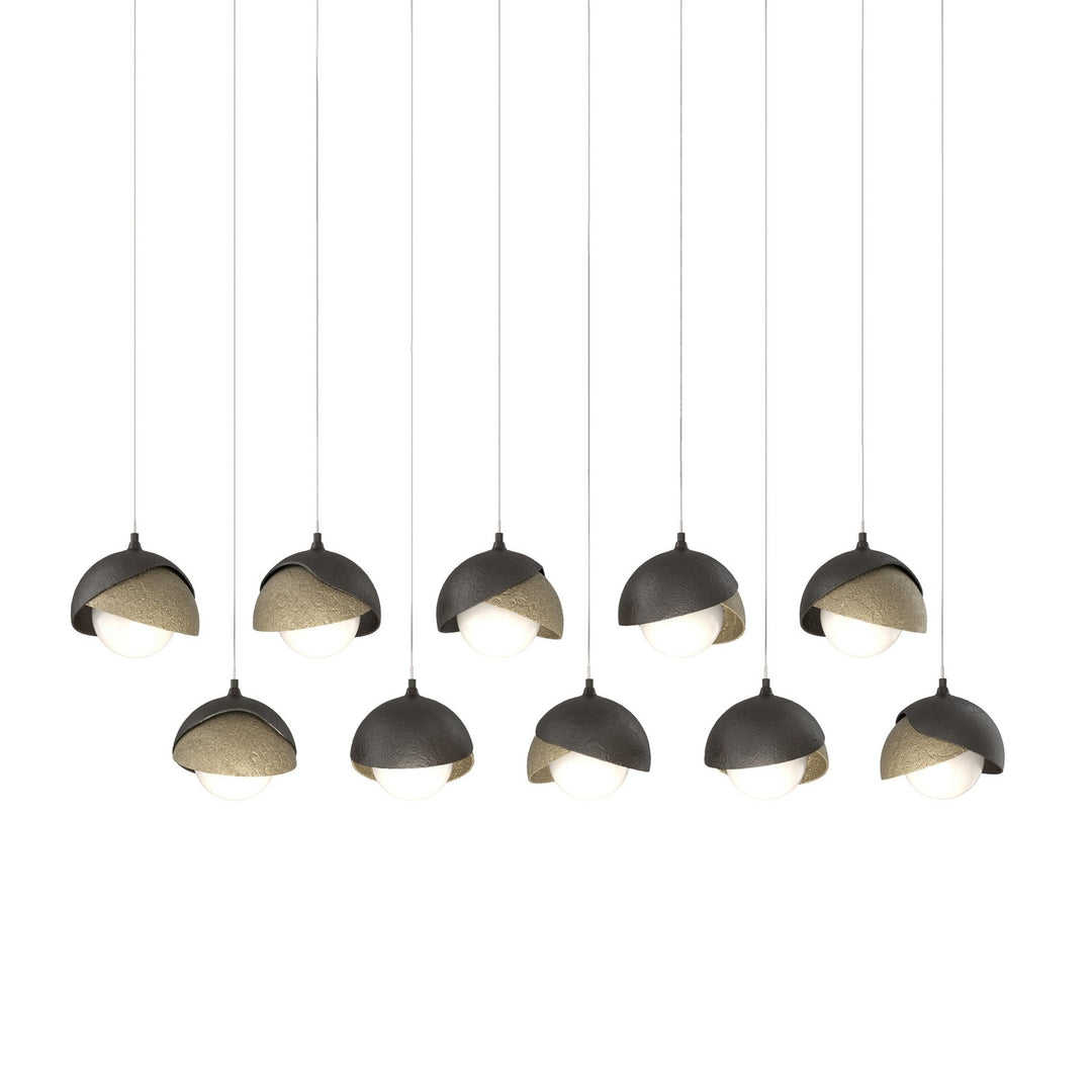 Hubbardton Forge Canada - 131205-SKT-LONG-14-84-GG0711 - LED Pendant - Brooklyn - Oil Rubbed Bronze