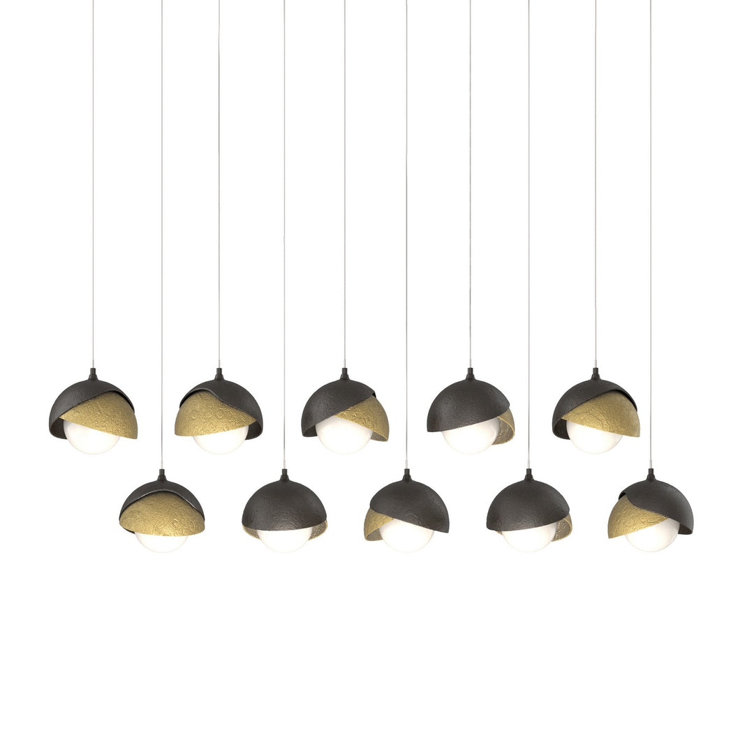 Hubbardton Forge Canada - 131205-SKT-LONG-14-86-GG0711 - LED Pendant - Brooklyn - Oil Rubbed Bronze