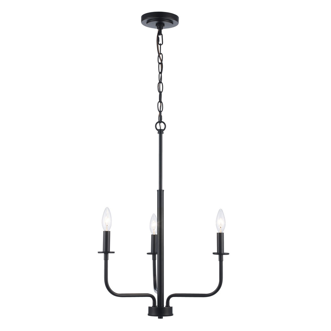 Tennyson Three Light Pendant in Black - available from The Lighting Shoppe, trusted by Canadian homeowners