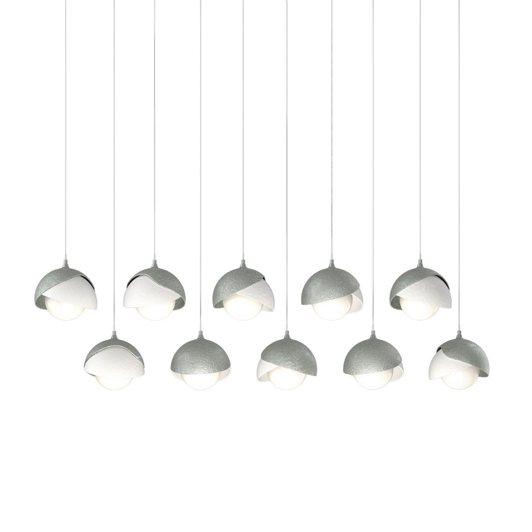 Hubbardton Forge Canada - 131205-SKT-LONG-82-02-GG0711 - LED Pendant - Brooklyn - Vintage Platinum