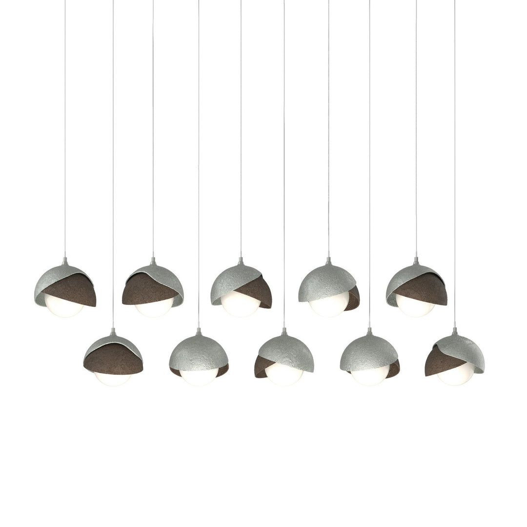 Hubbardton Forge Canada - 131205-SKT-LONG-82-05-GG0711 - LED Pendant - Brooklyn - Vintage Platinum