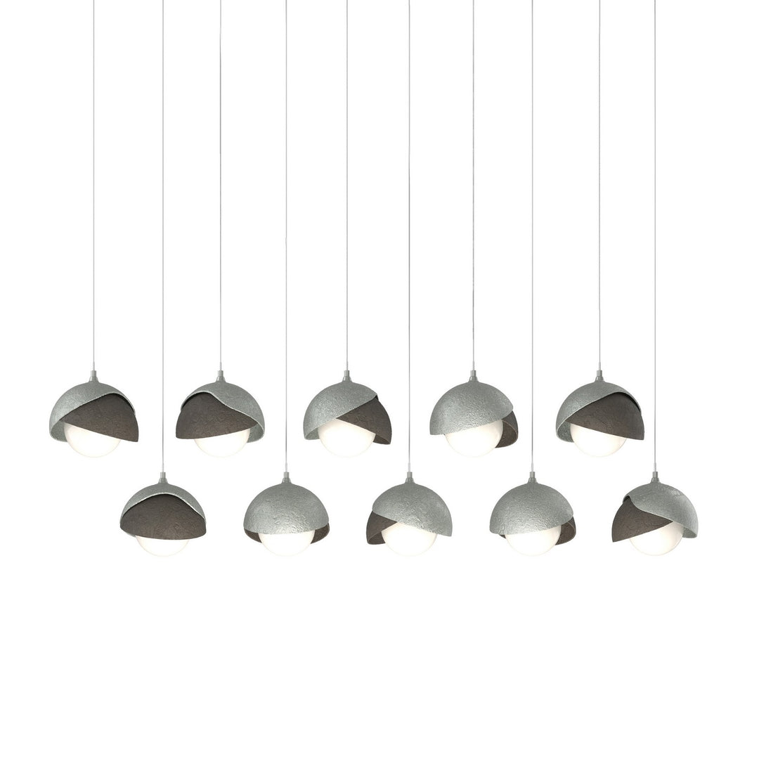 Hubbardton Forge Canada - 131205-SKT-LONG-82-07-GG0711 - LED Pendant - Brooklyn - Vintage Platinum