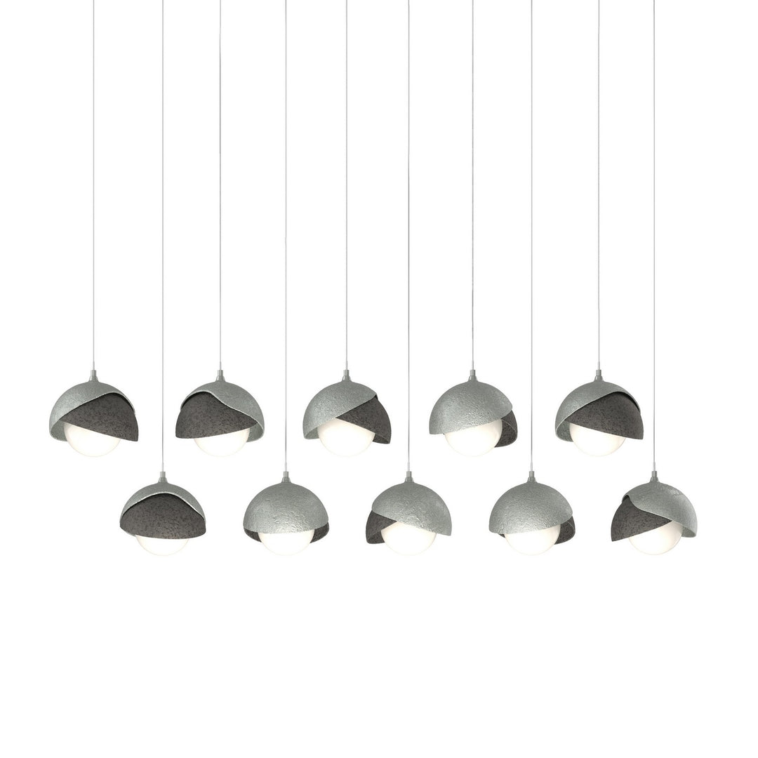 Hubbardton Forge Canada - 131205-SKT-LONG-82-20-GG0711 - LED Pendant - Brooklyn - Vintage Platinum