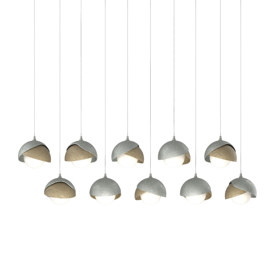 Hubbardton Forge Canada - 131205-SKT-LONG-82-84-GG0711 - LED Pendant - Brooklyn - Vintage Platinum