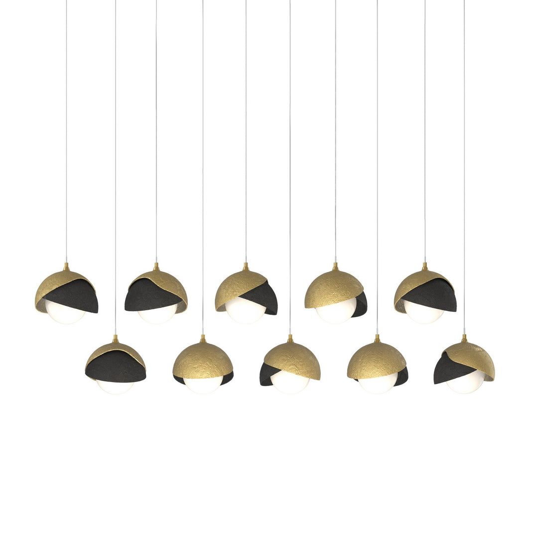 Hubbardton Forge Canada - 131205-SKT-LONG-86-10-GG0711 - LED Pendant - Brooklyn - Modern Brass