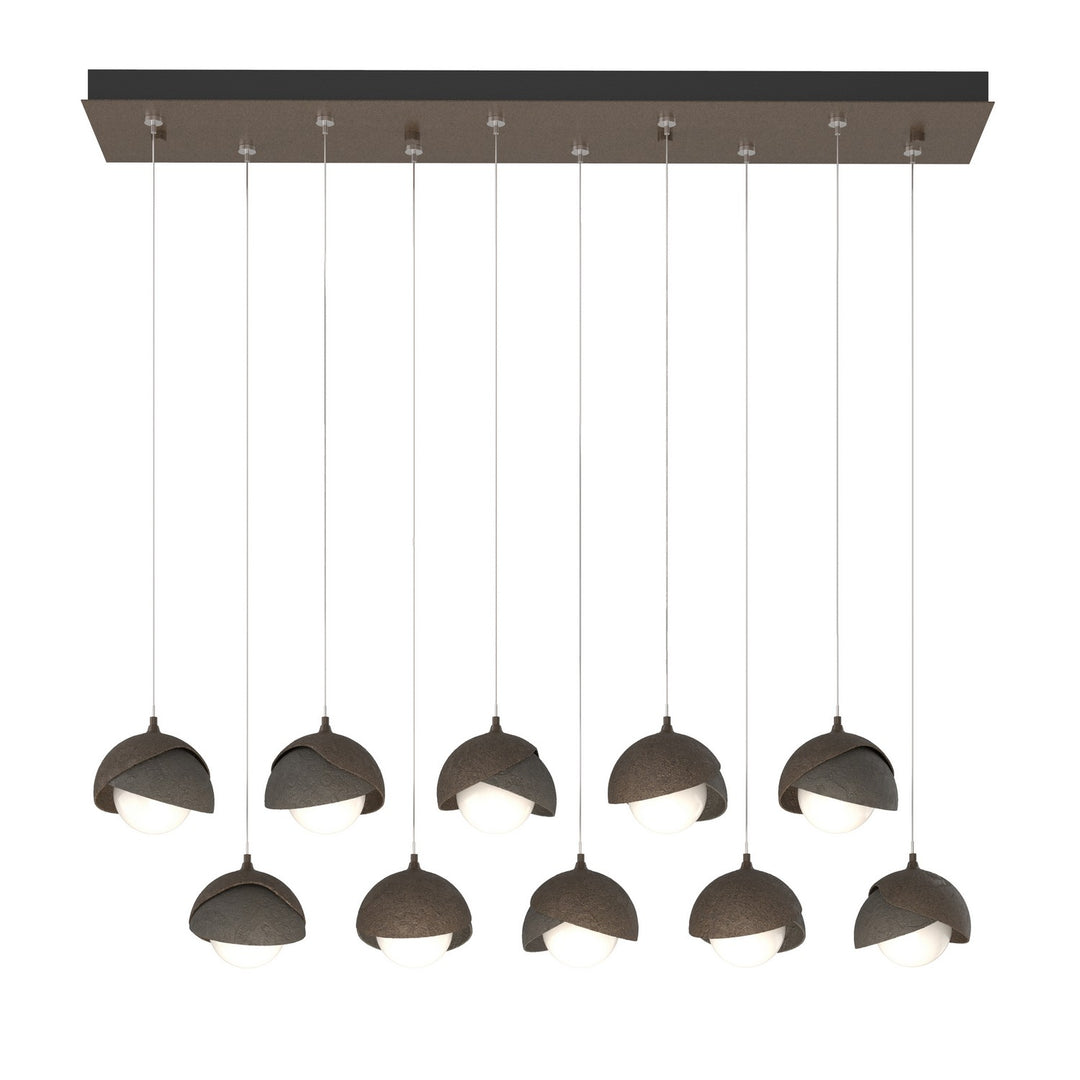 Hubbardton Forge Canada - 131205-SKT-STND-05-07-GG0711 - LED Pendant - Brooklyn - Bronze