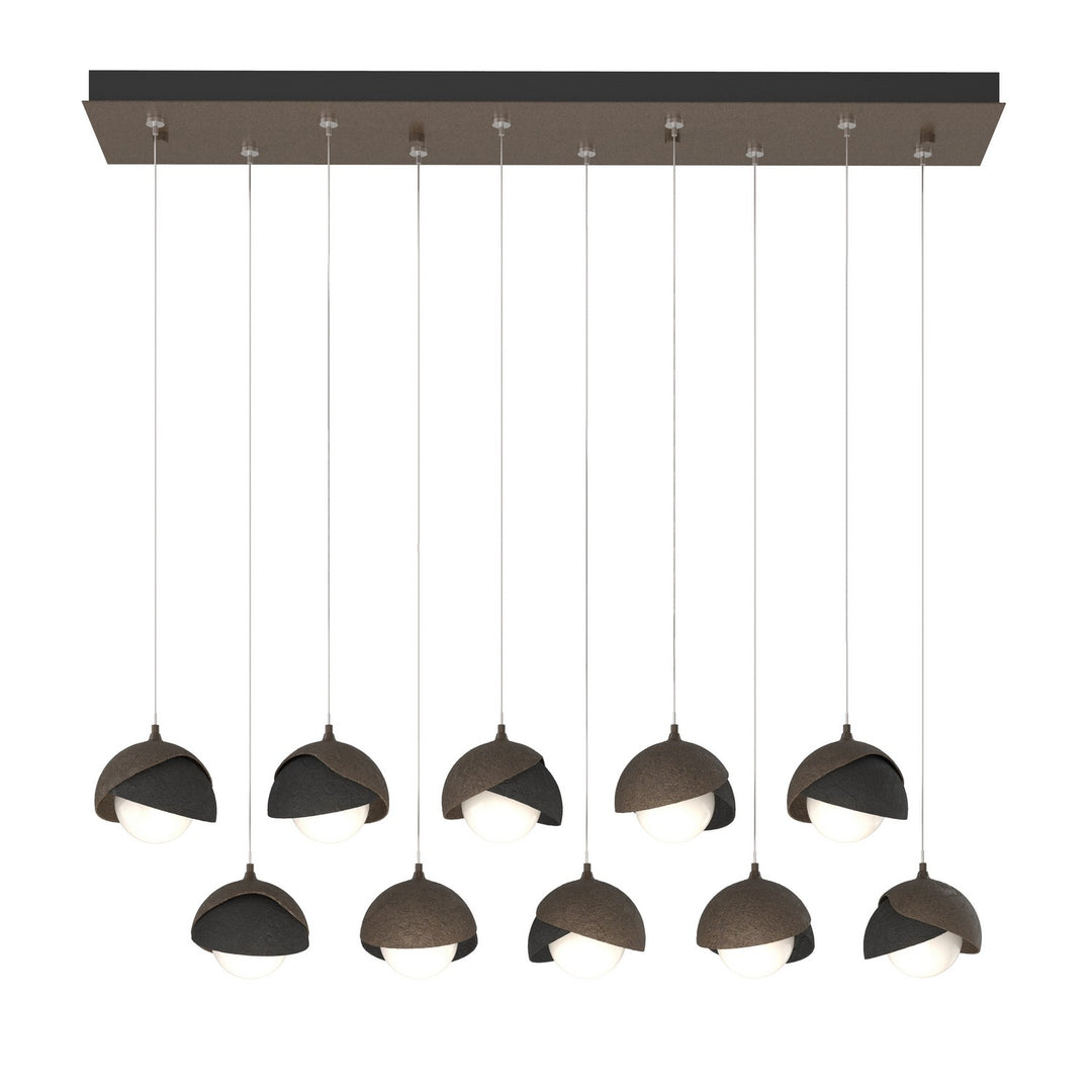 Hubbardton Forge Canada - 131205-SKT-STND-05-10-GG0711 - LED Pendant - Brooklyn - Bronze